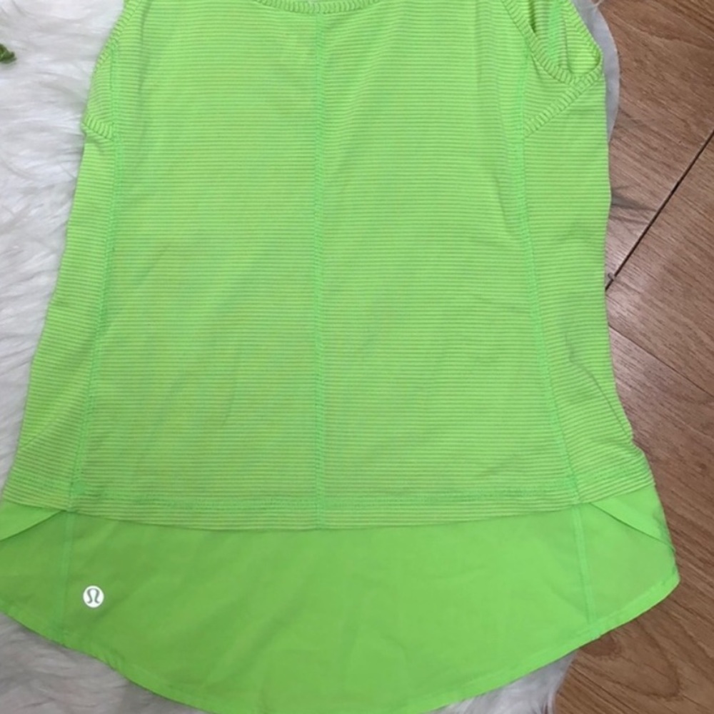 Lime Green Lululemon Tank
